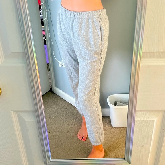 Fleece Grey Joggers - Picture 2 of 3